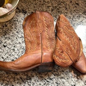 Cowgirl boots leather